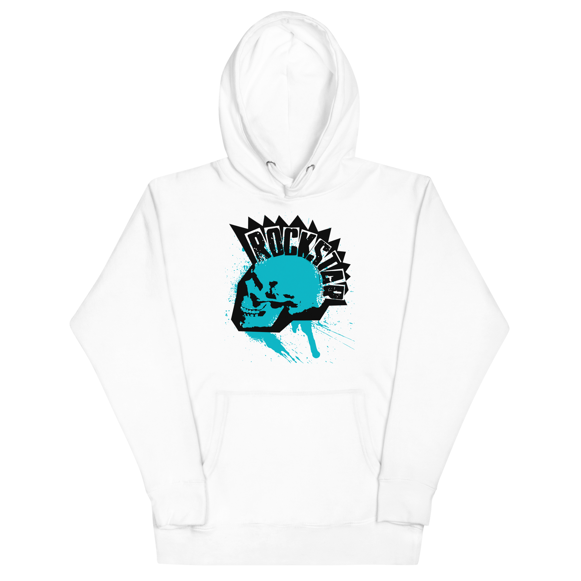 Sweat à Capuche Unisexe Graphique Rockstar - Heavy Blend - Vintage Gold Tees - Neuf Avec étiquettes